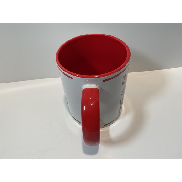 DEI Funny Wine Saying Coffee Mug Red Inside Handle Dishwasher Microwave Safe - Picture 3 of 6